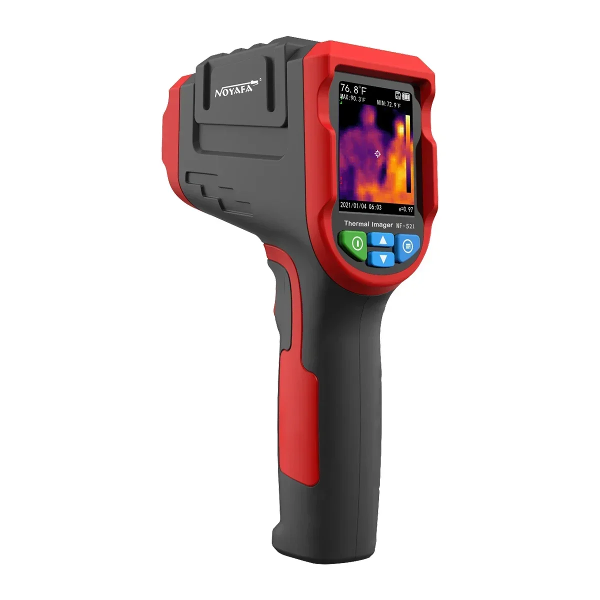 Nf 521 Thermal Imaging Camera - 熱画像カメラ、赤外線熱画像、完全な放射測定機能を備えた熱画像センサー。漏水検知に最適。