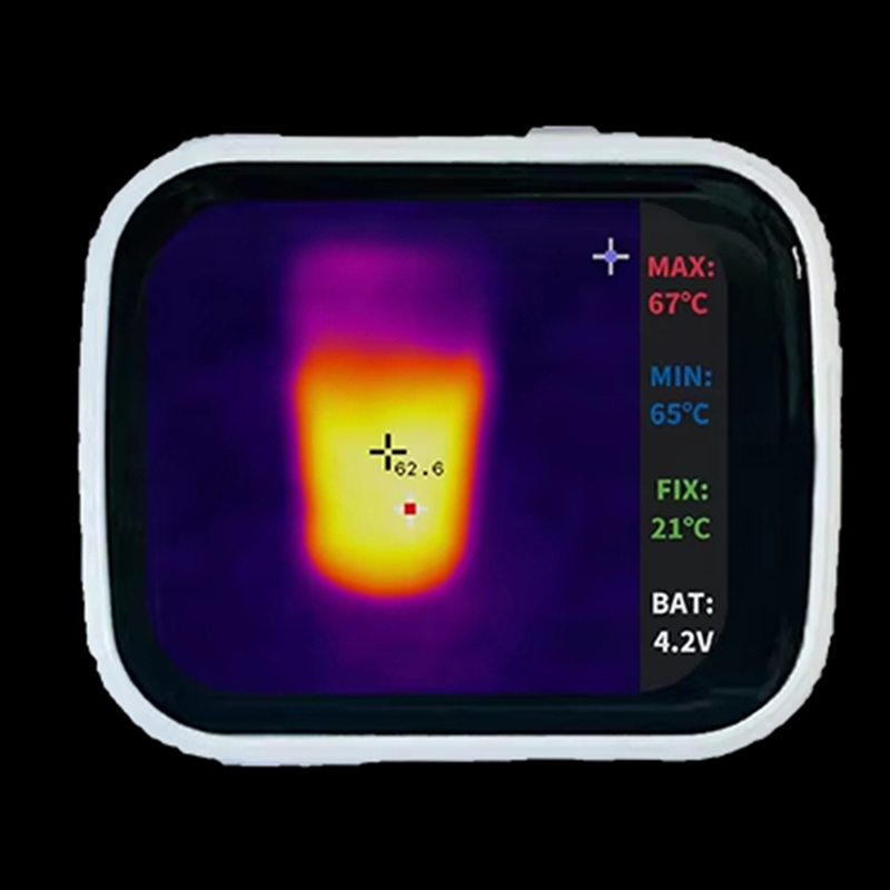 Underfloor Heating Thermal Detector - B62B ミニポケット型サーマルイメージャー 320x240 タッチスクリーン、床暖房の温度検知用暗視機能、20g