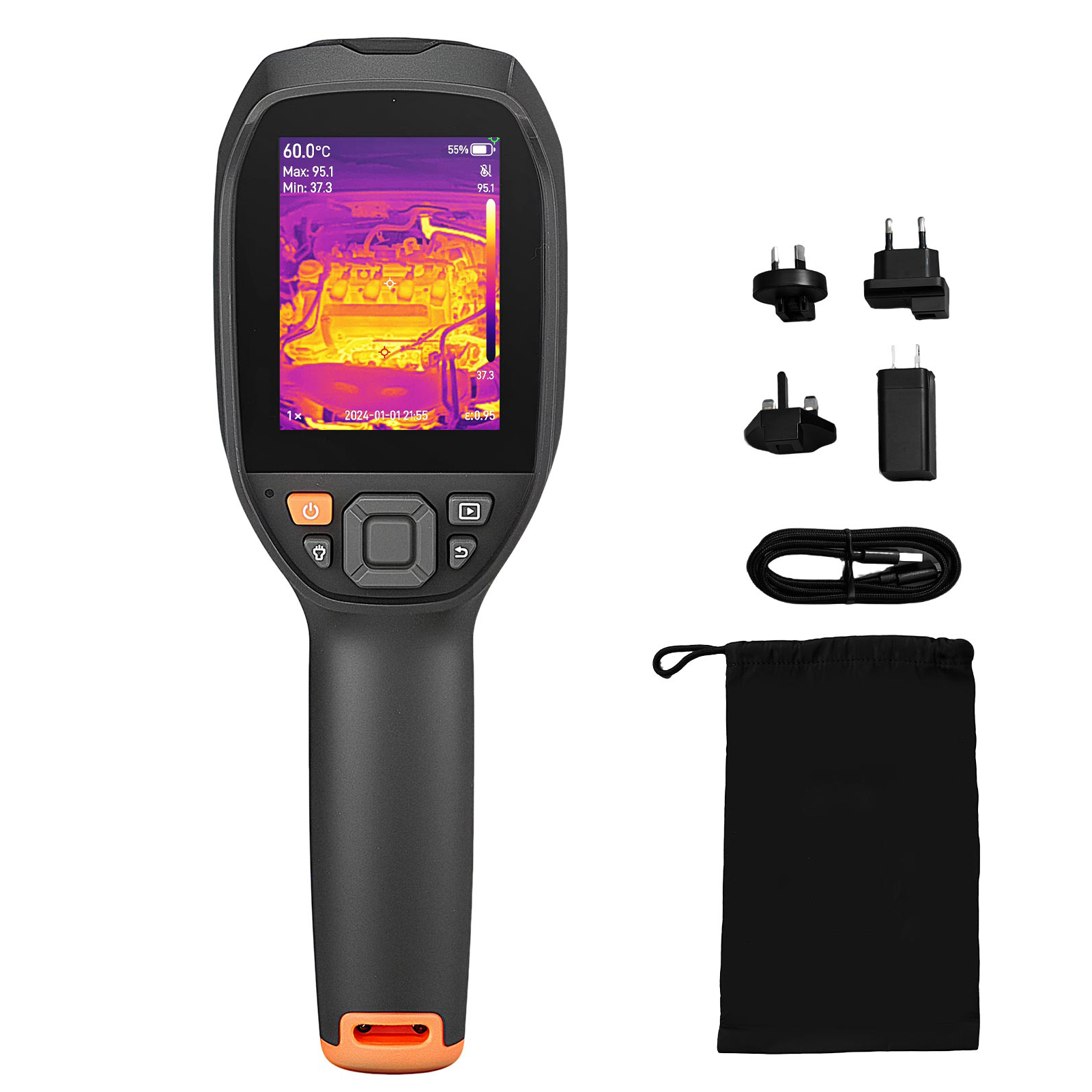 Thermal Imaging Camera 256X192 - VEVOR Proサーマルイメージングカメラ 512 x 384 TISR超解像度