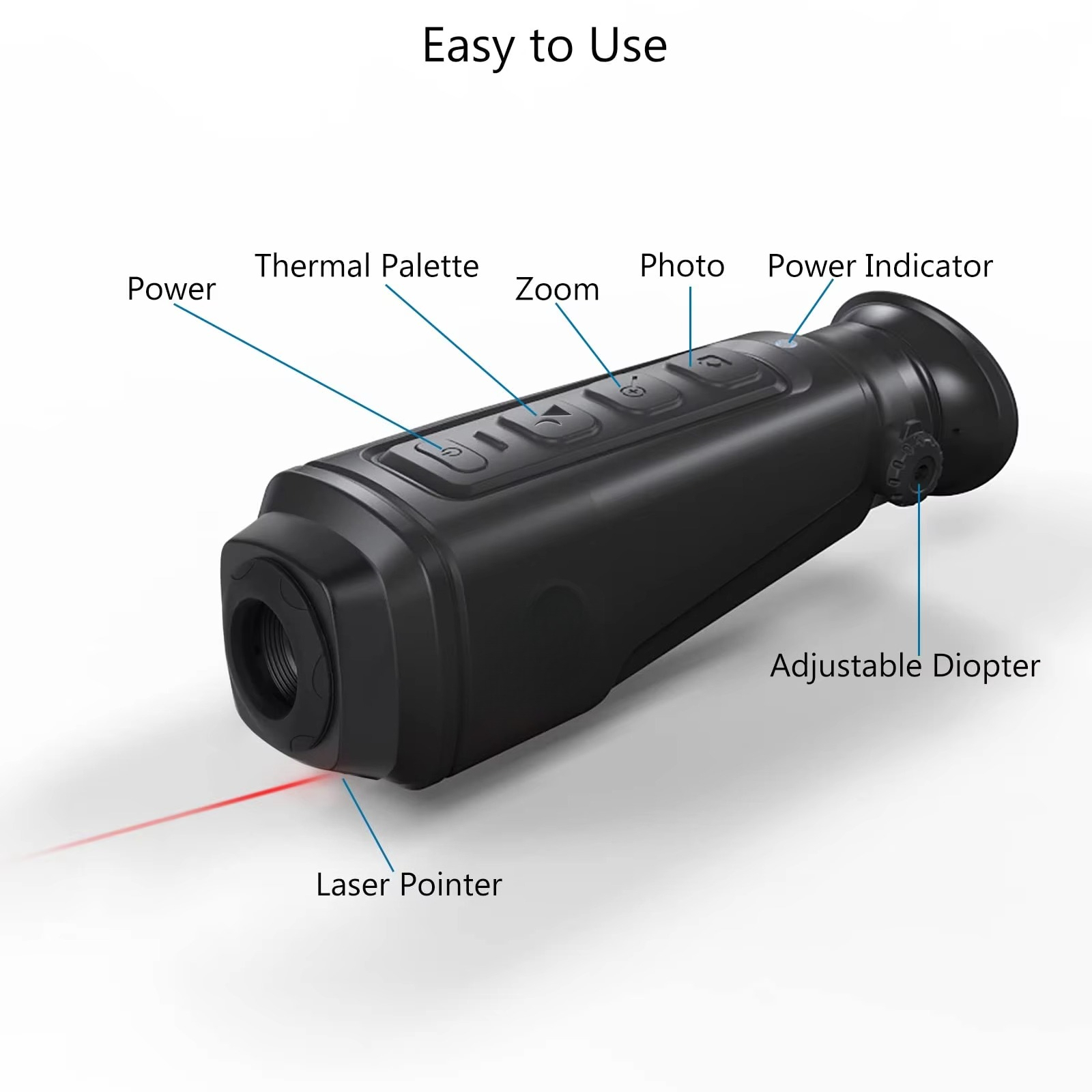 狩猟用イメージングカメラ サーマル単眼鏡 赤外線暗視望遠鏡  - Thermal Scope Night Vision Monocular のレビューと価格