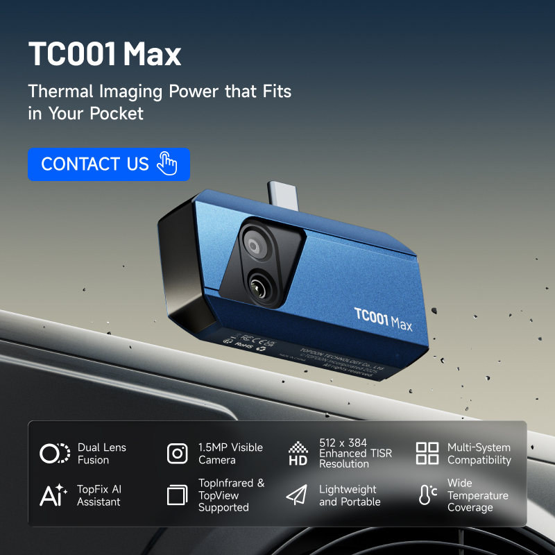 TOPDON TC001 Max デュアルレンズミニモバイル - Topdon Tc001 Thermal Camera のレビューと価格