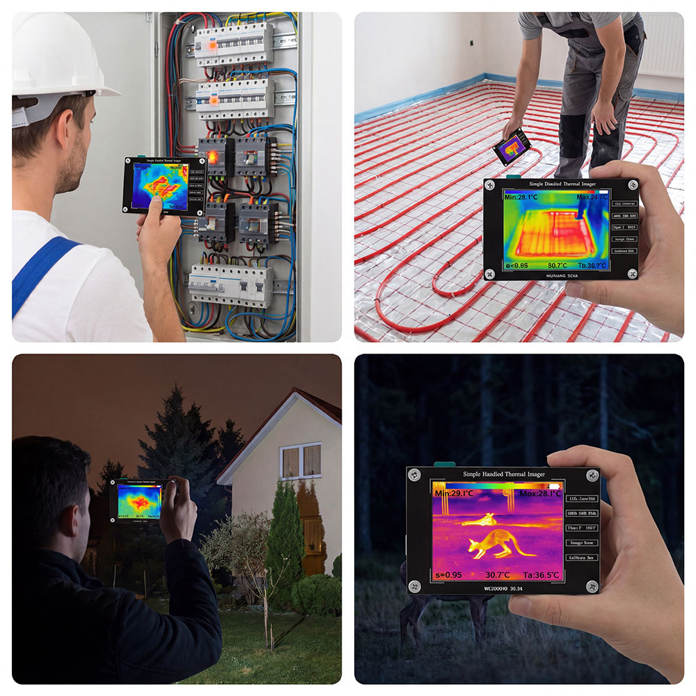 32*24 サーマルイメージャー -40 ℃   300まで - Nf 521 Thermal Imaging Camera のレビューと価格