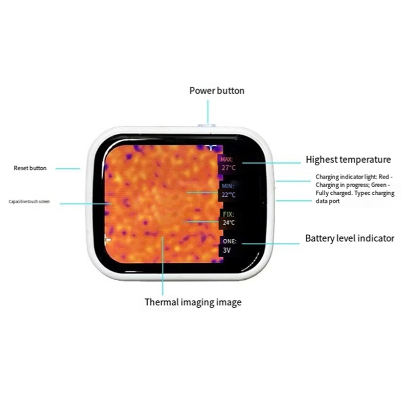 B62B ミニポケット型サーマルイメージャー 320x240 - Underfloor Heating Thermal Detector のレビューと価格